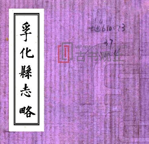 新疆阿克苏孚化县志略(清咸丰版)保达纂修 PFD电子版地方志-古书观止